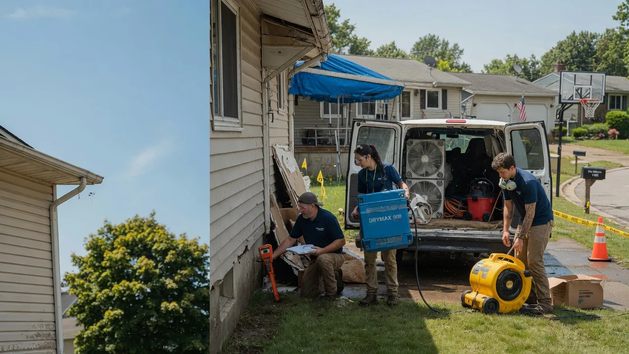 Ceiling Leak Cleanup in Harmans, MD near me