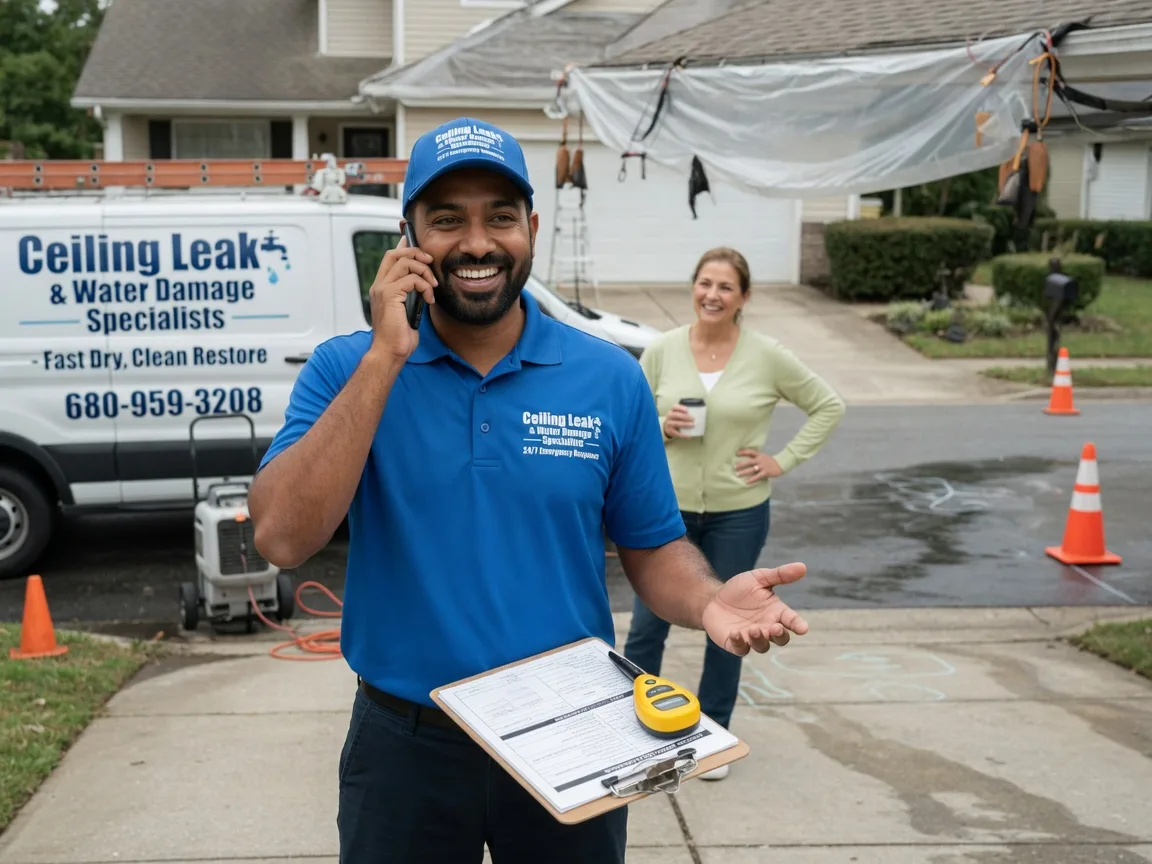 Ceiling Leak Cleanup Harmans, MD FAQs